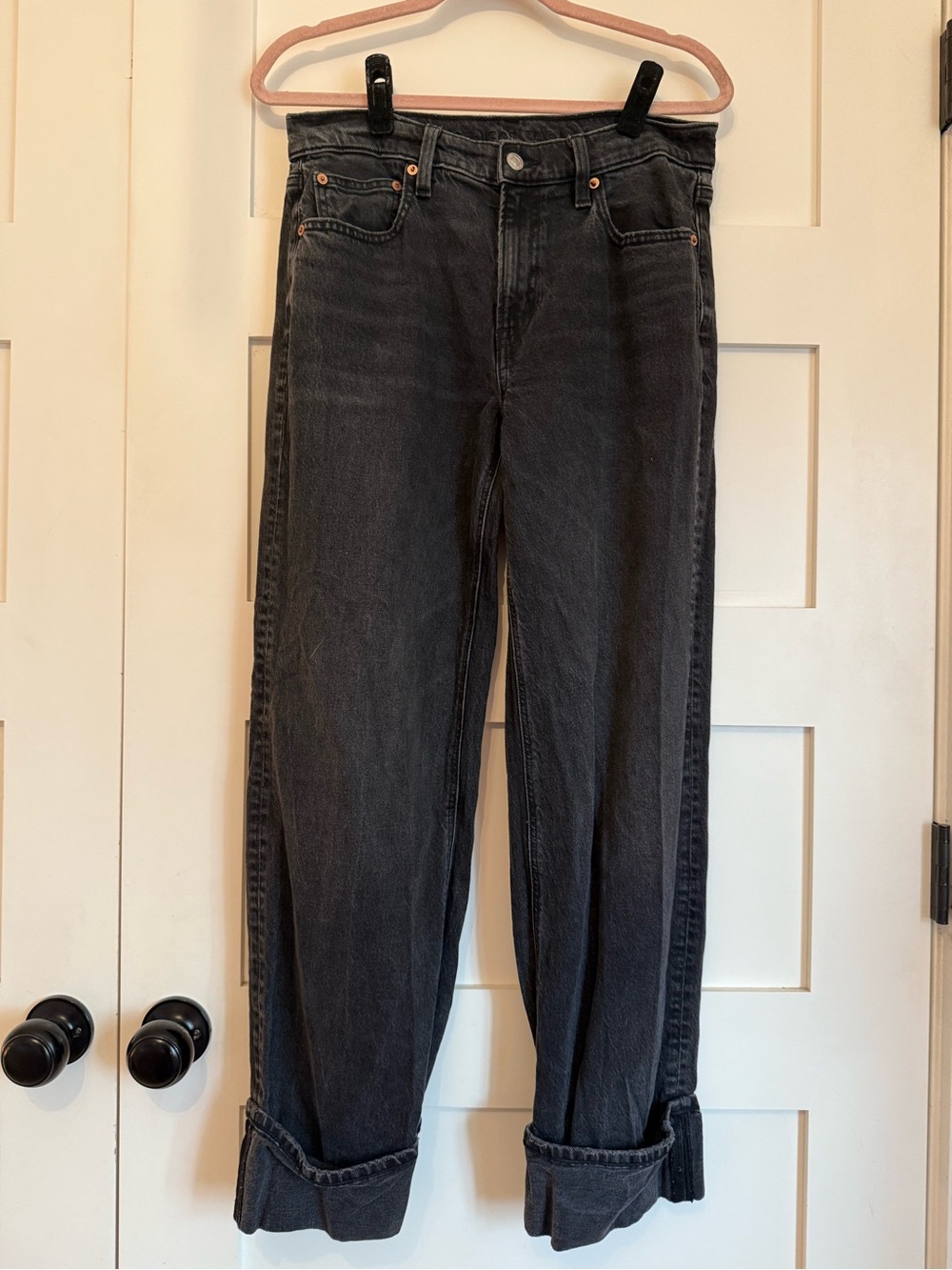 American Eagle Outfitters Black Boyfriend Jeans